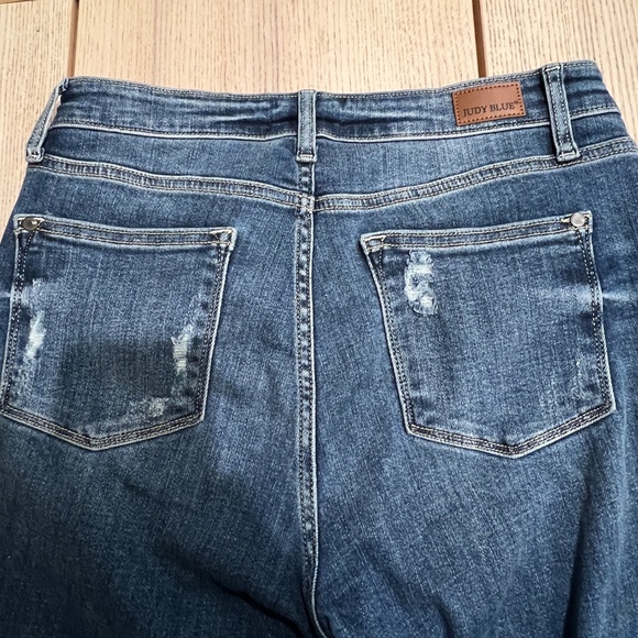 Judy Blue Trouser Flare Jeans Womens 9/29 Button Fly 70s Revival Coastal Cowgirl - Picture 11 of 17